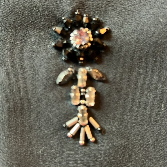 🖤GORGEOUS BLACK ANN TAYLOR TOP WITH SPARKLY RHINESTONES & BEADS. SIZE SMALL.💎 - Picture 7 of 14